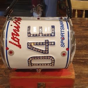 Blinged up LOUISIANA purse
